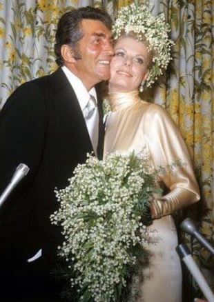 Catherine Hawn and Dean Martin on their wedding day
